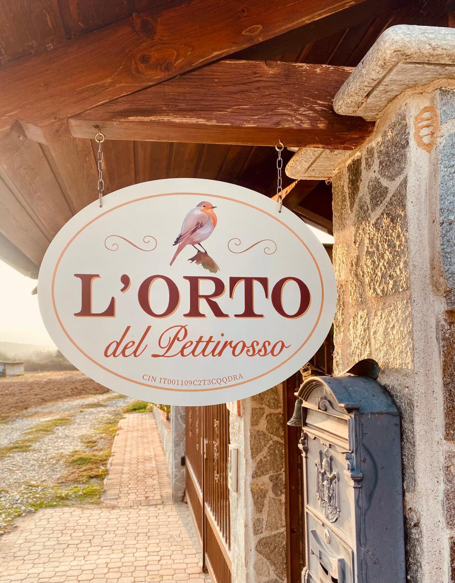 Orto Del Pettirosso Lägenhet Front Exteriör bild